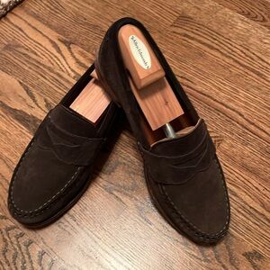 Allen Edmonds- Cavanaugh Loafer- 10.5 D - Bitter Chocolate Suede